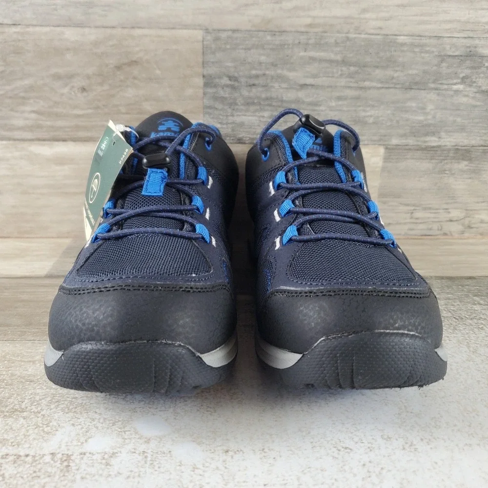 Kamik Trax Kids Shoes Sz 6 Navy Blue Mesh Waterproof Round Toe Lace Up Sneaker